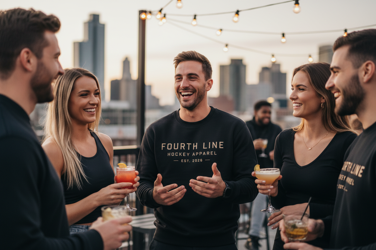 The Fourth Line Crewneck - Logo plus petit